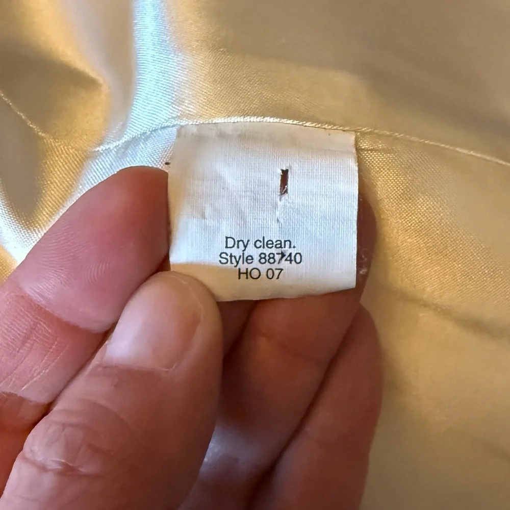 J Crew Vintage Wool Cream Coat Size 10 - Picture 6 of 6